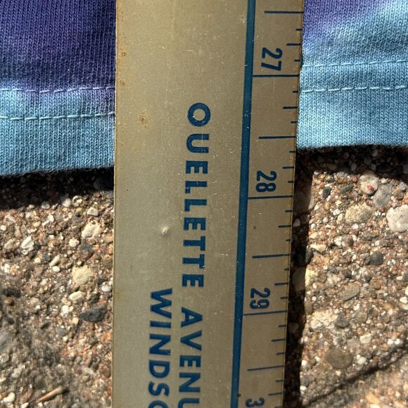 Vintage Pink Floyd Dark Side Of The Moon AOP Tie Dye Sz L 2005 Liquid Blue - Picture 9 of 9